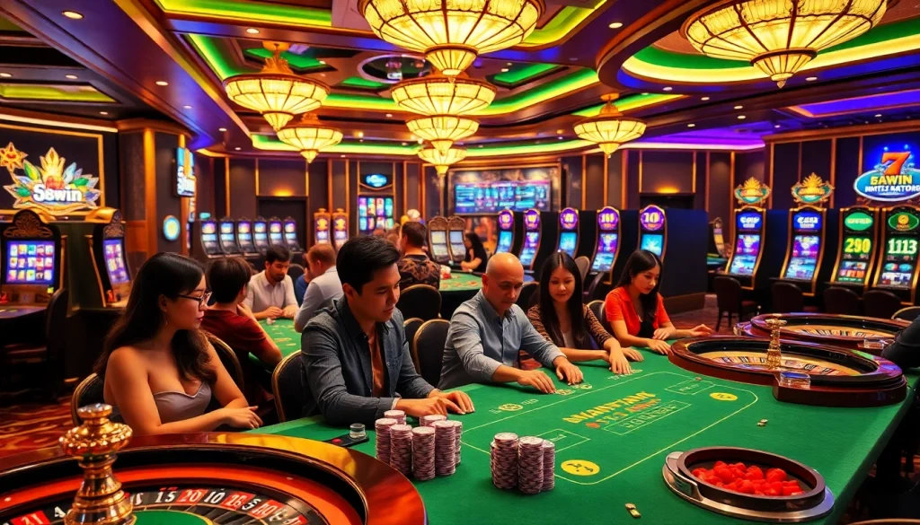 Experience the thrill of gambling at 58WIN's luxurious casino with vibrant poker games.