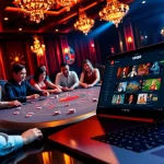 Exciting online gambling experience at https://mm88.nl/ with poker, roulette, and vibrant casino atmosphere.