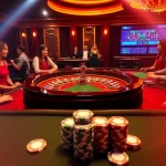 Players at the colorful roulette table experiencing the excitement of gambling at https://new88bet.us/ with vibrant casino elements.