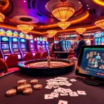 Experience the excitement of 888TO with vibrant slot machines and lively casino atmosphere.