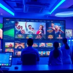 F8BET online gambling platform showcasing sports betting, live casino, and slots in an inviting setting.