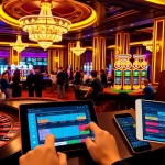 Exciting gambling action at https://667bett.com.br with roulette and poker tables showcasing luxury and thrill.