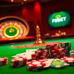 Experience vibrant gambling action with F8BET's unique casino atmosphere showcasing betting excitement.