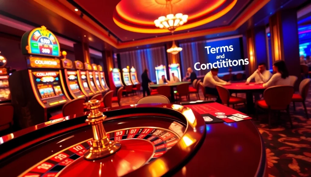 Engaged players at a casino table, focusing on 'Điều khoản và điều kiện' for bet transparency.