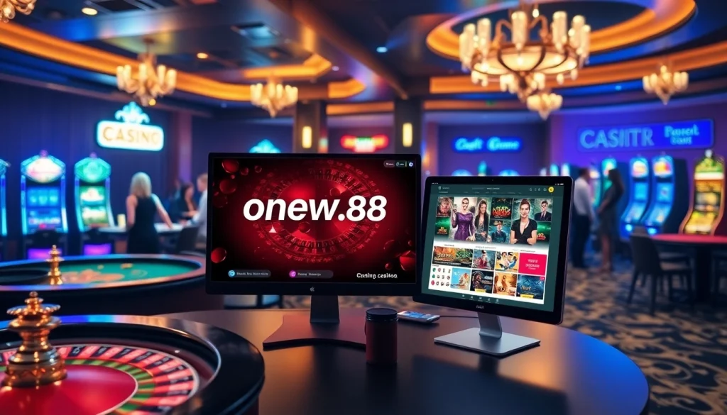 Experience thrilling casino games online at https://onew88.com/ with poker, roulette, and slot machines.