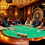 Experience the excitement of 6L777 VIP at a luxurious casino table surrounded by engaged players.
