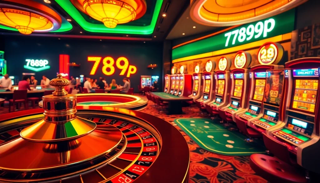 Experience the thrill of gaming at 789p with vibrant casino action and luxurious tables.