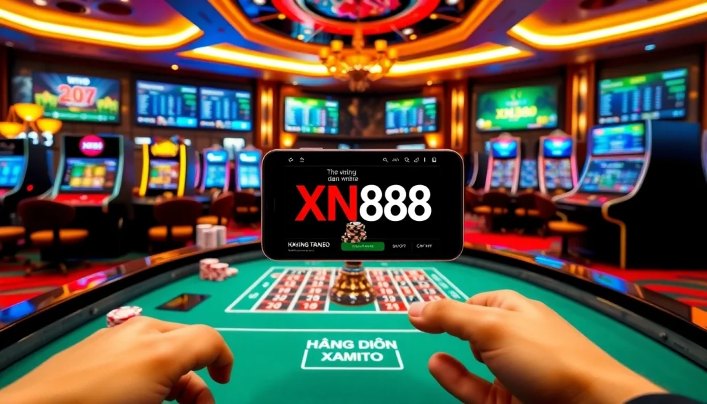 Experience the excitement of online gaming with hướng dẫn xn88 at a vibrant casino!