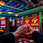 SLOTS8 exciting spin action with vibrant slot machines and luxurious casino ambiance.