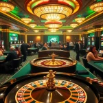 Experience excitement with link vào bet88 at a luxurious casino featuring roulette and poker games.