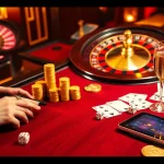 Experience the thrill of gambling at 6RWIN with vibrant casino tables and engaging games.