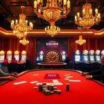 Experience the excitement of online gambling with king88 at a luxury casino table.