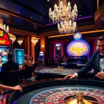 Experience thrilling gameplay at Betwin88 with vibrant slot machines and elegant gamblers.