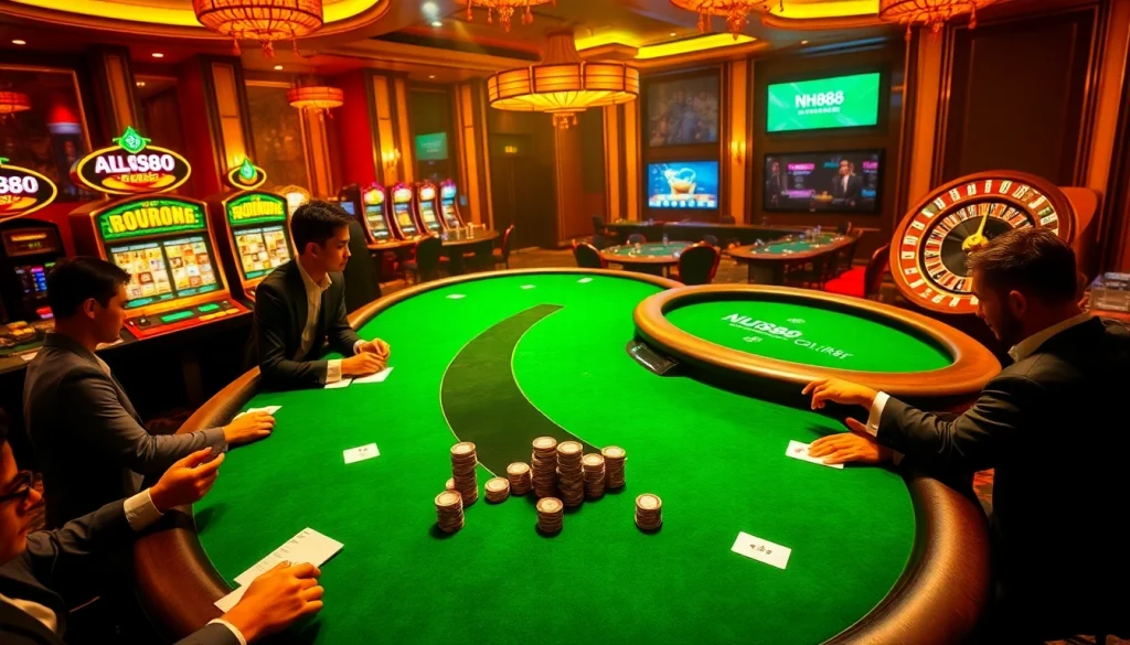 Experience high-stakes excitement at NH88.net with vibrant casino games and thrilling poker action.