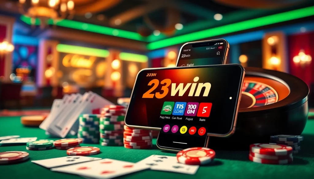 Engaging users with the 23win app for a thrilling online casino experience.