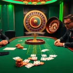 Exciting gaming scene illustrating hướng dẫn 68win with vibrant casino elements.