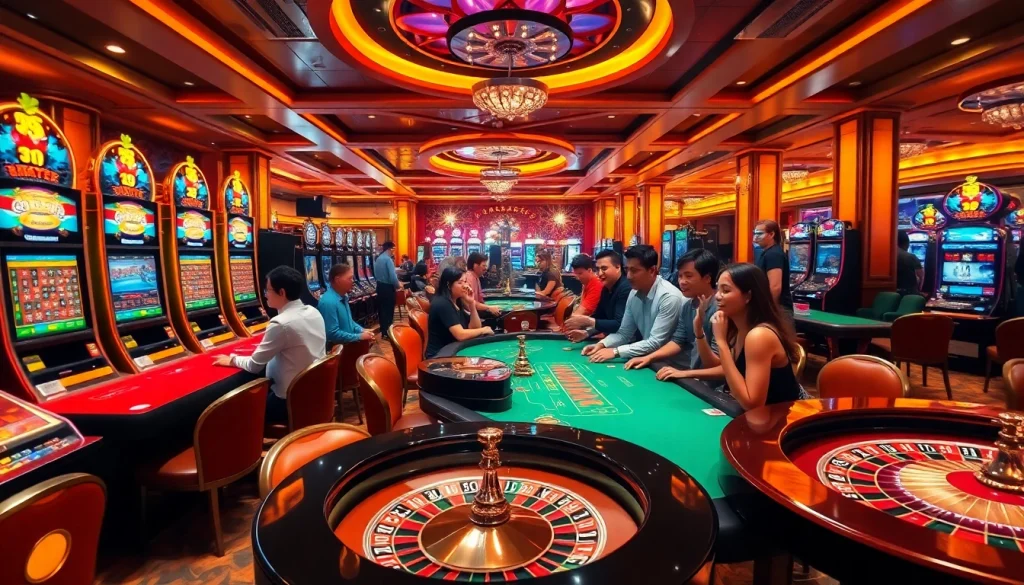 Exciting gameplay at Gg88 Com in a luxurious casino setting