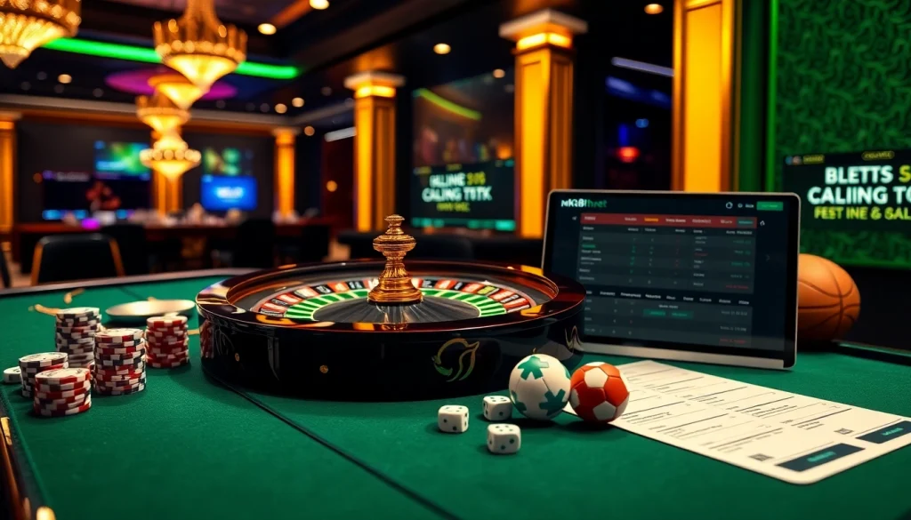 Experience thrilling gameplay at https://mk8th.net/ with a lively casino atmosphere featuring a roulette wheel.