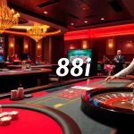Players engaging at a luxurious casino table featuring 88i online gambling excitement.