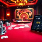 Experience the thrill of Cwin at a luxurious poker table with shining chips and elegant cards.