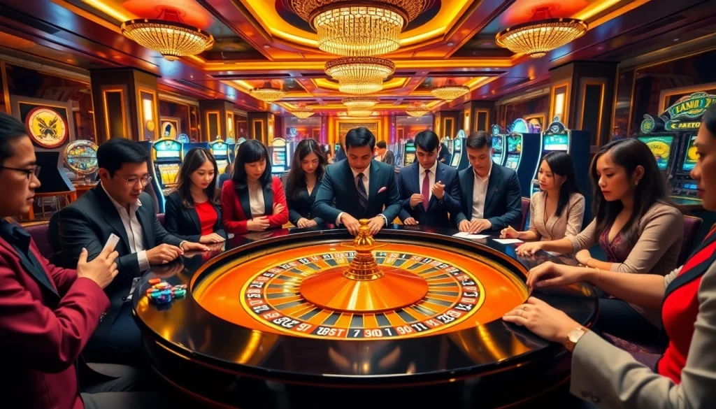 Experience the excitement at J88 Casino with dynamic roulette gameplay and vibrant atmosphere.