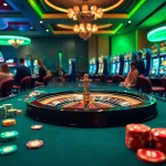 Experience the excitement at Nhà cái NEW88 with vibrant casino gaming visuals featuring chips, cards, and slots.