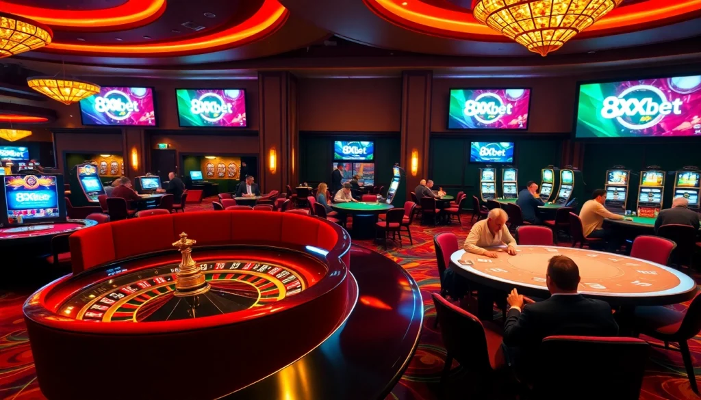 Experience the thrill of winning at 8xbet's luxurious casino tables and exciting games.
