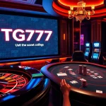Experience the thrill of gaming at TG777, featuring vibrant casino tables and high-stakes excitement.