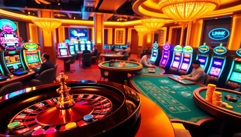Experience LINK VÀO Bomwin at a luxurious online casino with vibrant games and thrilling action.