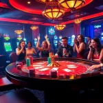 Experienced players enjoying a thrilling game experience at okfun com casino tables.