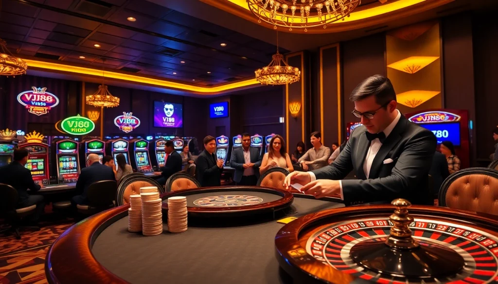 Experience the excitement of VJ88 with vibrant casino games and thrilling player moments.