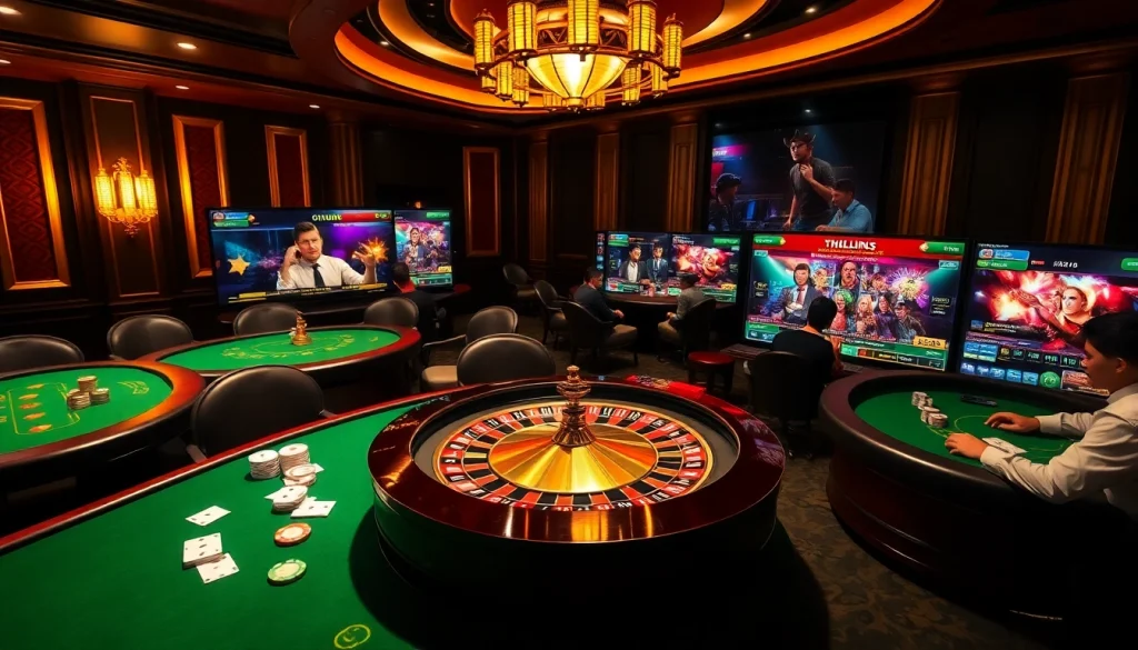 Experience the thrill of winning at https://tr88.work/ with engaging casino tables showcasing exciting gameplay.