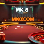 Engaging gamblers with vibrant odds at MK8.COM's luxury poker table experience.