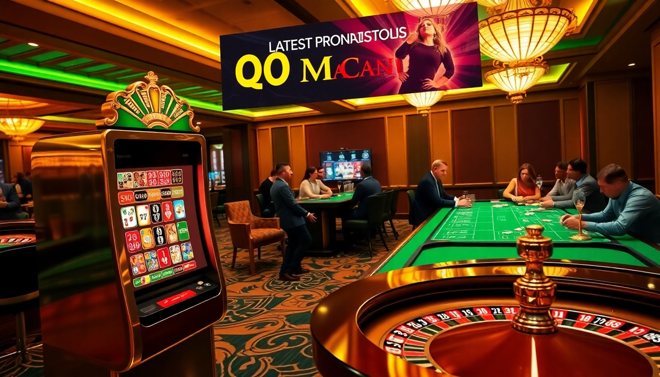 Try your luck at QQMacan with exciting slot games and a vibrant casino atmosphere.