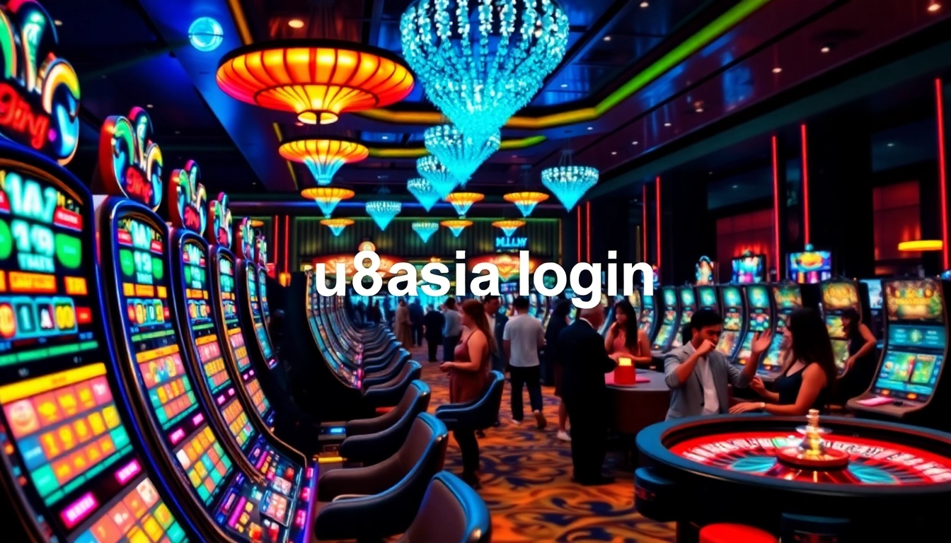 สัมผัสความตื่นเต้นในการเข้าสู่ระบบ u8asia ที่คาสิโนออนไลน์ที่เต็มไปด้วยชีวิตชีวา พร้อมเครื่องสล็อตที่น่าตื่นเต้น
