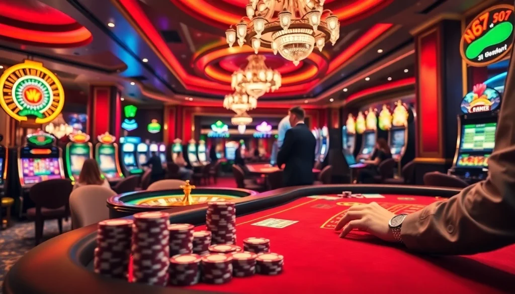 Experience the thrilling atmosphere of 79king casino with vibrant gaming tables and exciting action.