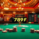 Experience the thrill of gambling at 789 F with an exciting poker table and vibrant casino atmosphere.