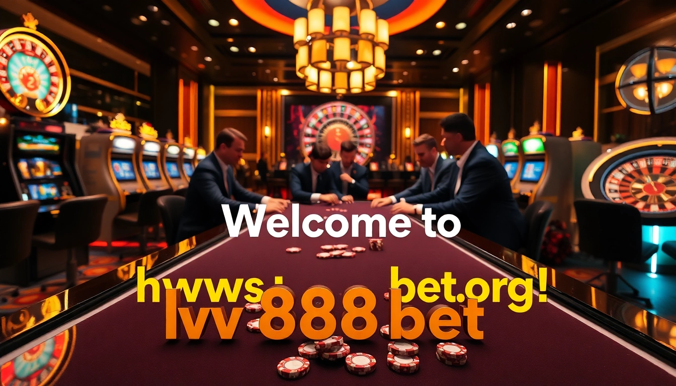 Immerse in the thrill of gambling at https://lv88bet.org/ with professionals playing poker in a luxury casino setting.
