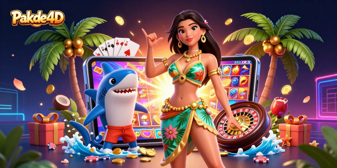 Engage with Pakde4D's vibrant lottery games and fun gaming atmosphere in a tropical paradise.